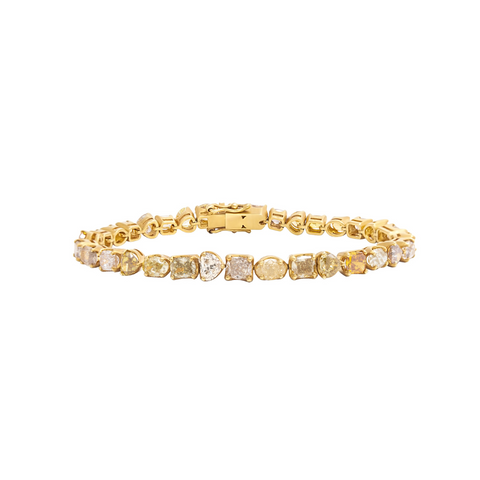 Single Loop Diamond Snake Bangle