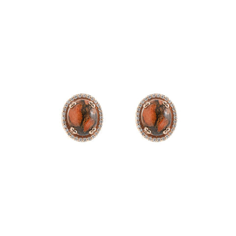 Rose Gold Orb of Diamonds