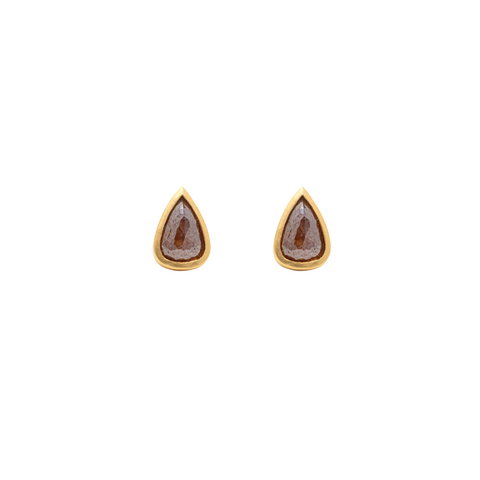 Brilliant Pear Diamond Earrings