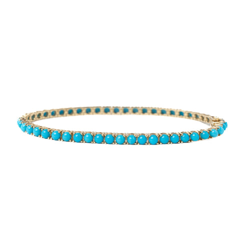Single Loop Diamond Snake Bangle