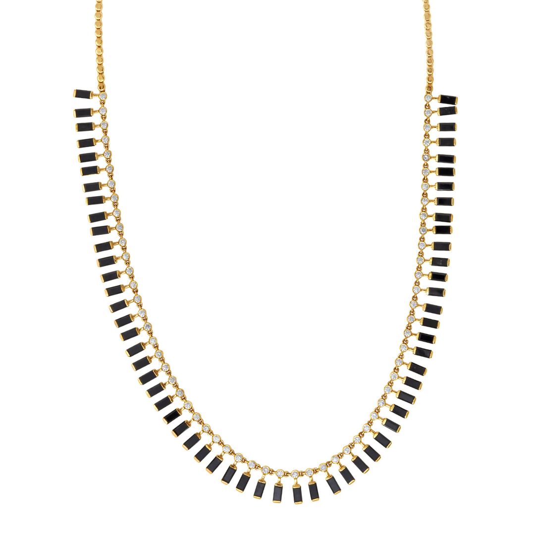 Epic Beauty Black & White Diamond Necklace