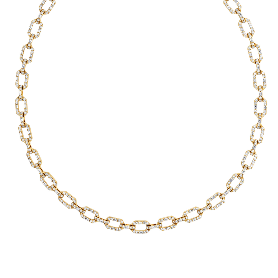 Yellow Gold & Diamond Enchanted Links Necklace