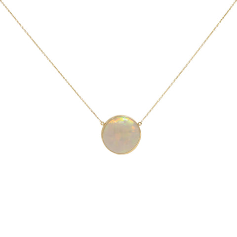 Yellow Gold Diamond Tennis Necklace