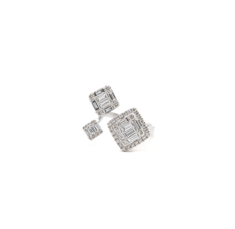 Radiant Eden Opal & Diamond Ring
