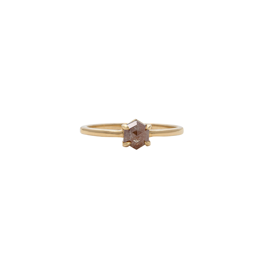 Divine Delight Champagne Diamond Ring