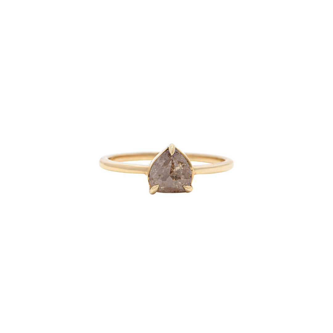 Pristine Peaks Smokey Diamond Ring