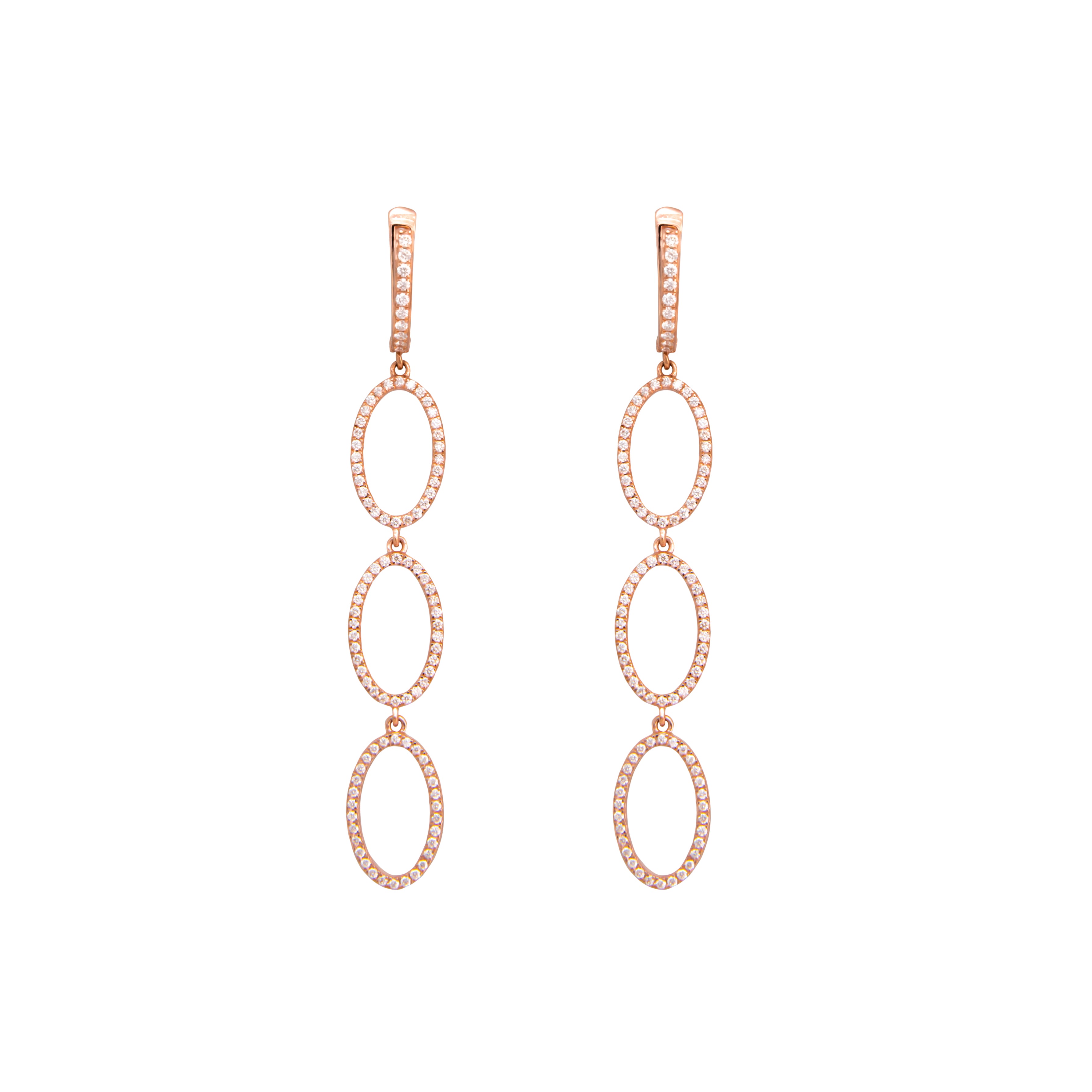 Drops of Grace Rose Gold Earrings