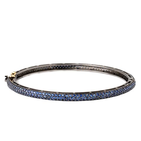 Single Loop Diamond Snake Bangle
