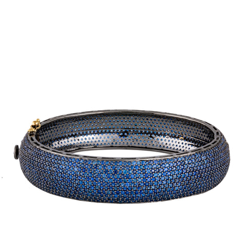 Single Loop Diamond Snake Bangle