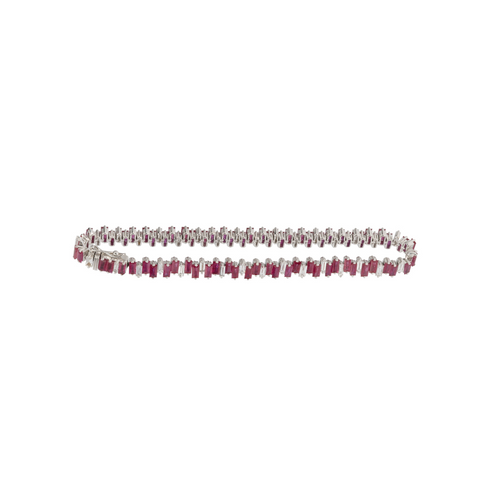 Single Loop Diamond Snake Bangle