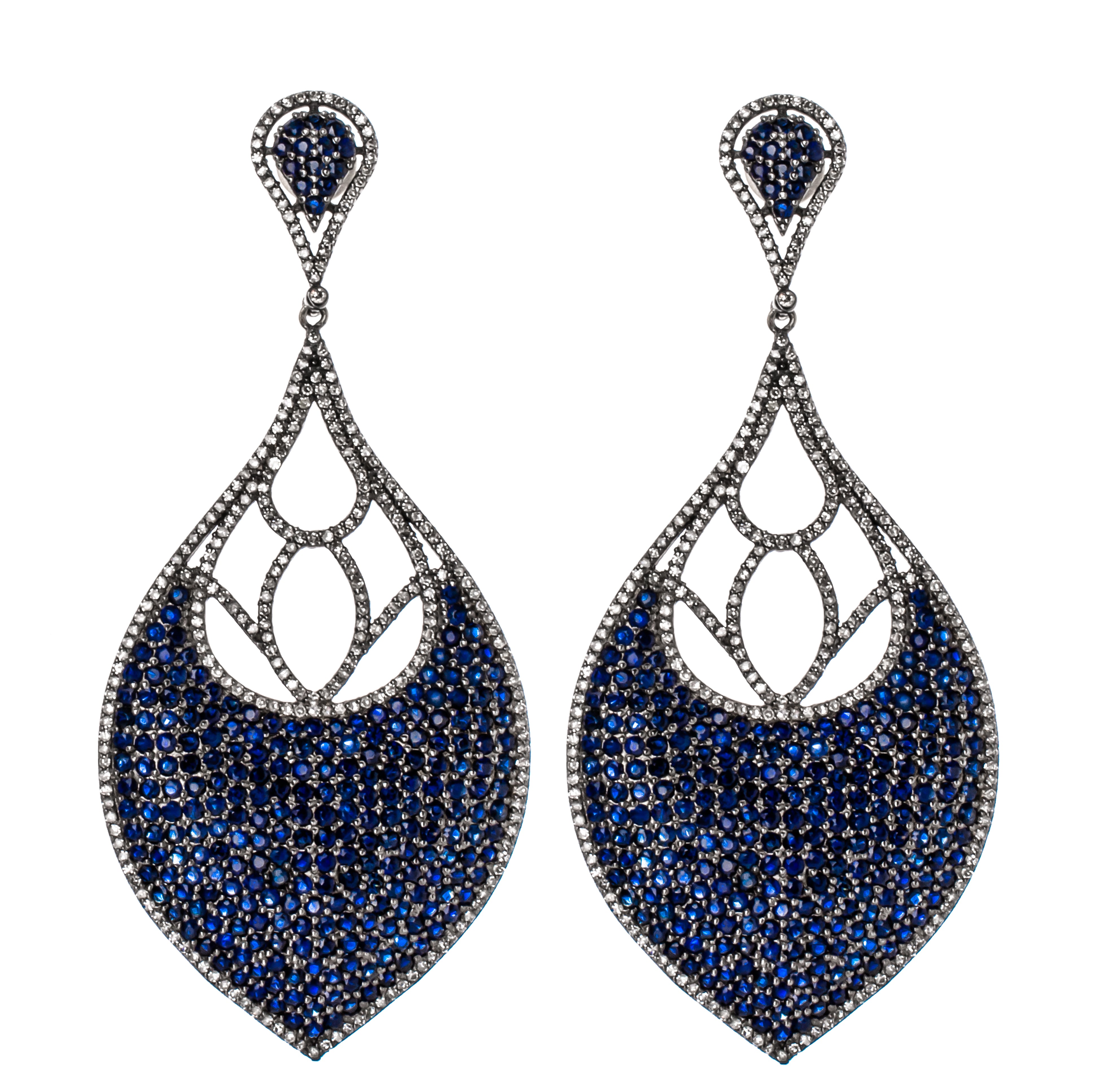 Taj Sapphire Drop Earrings