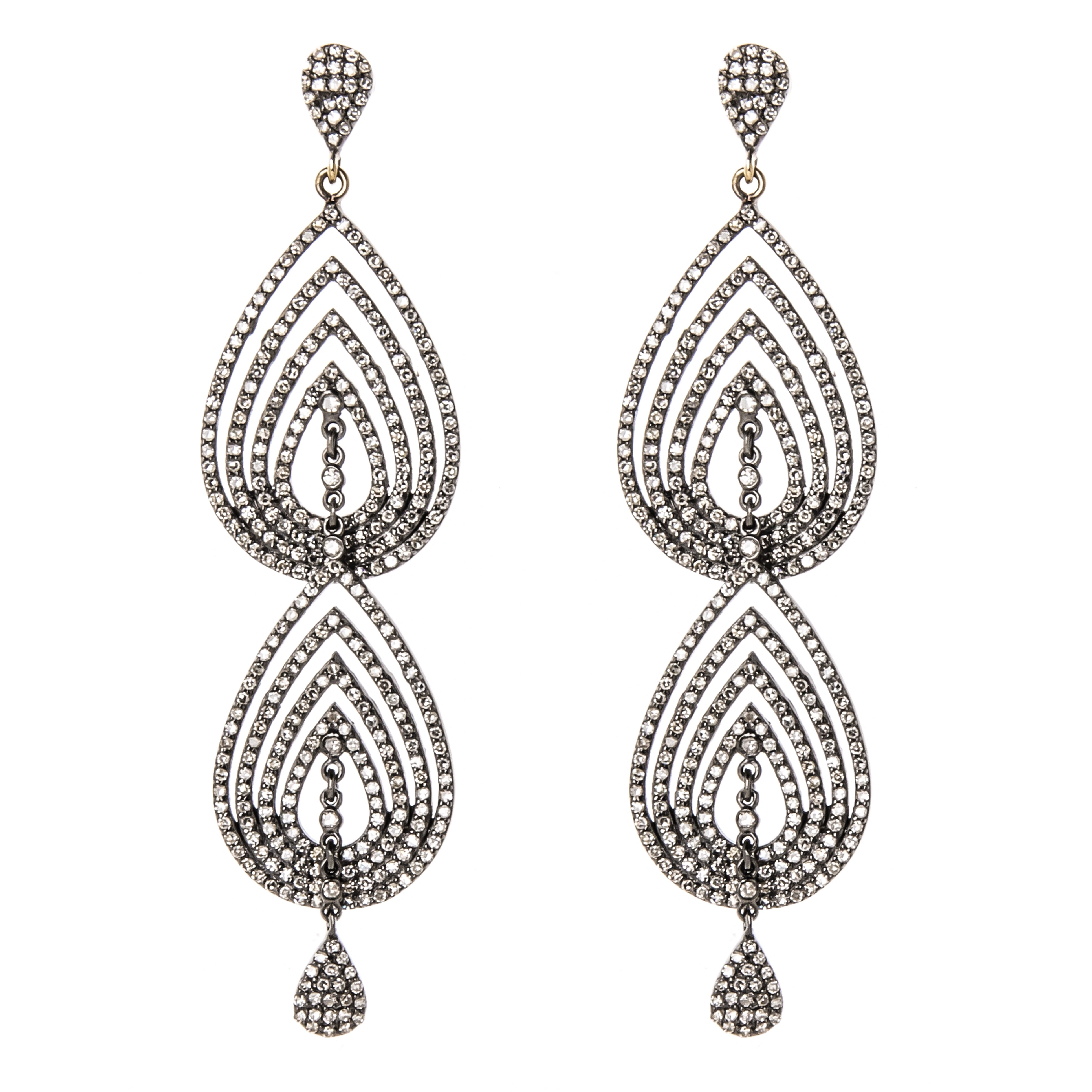 Sempiternal Drop Diamond Earrings