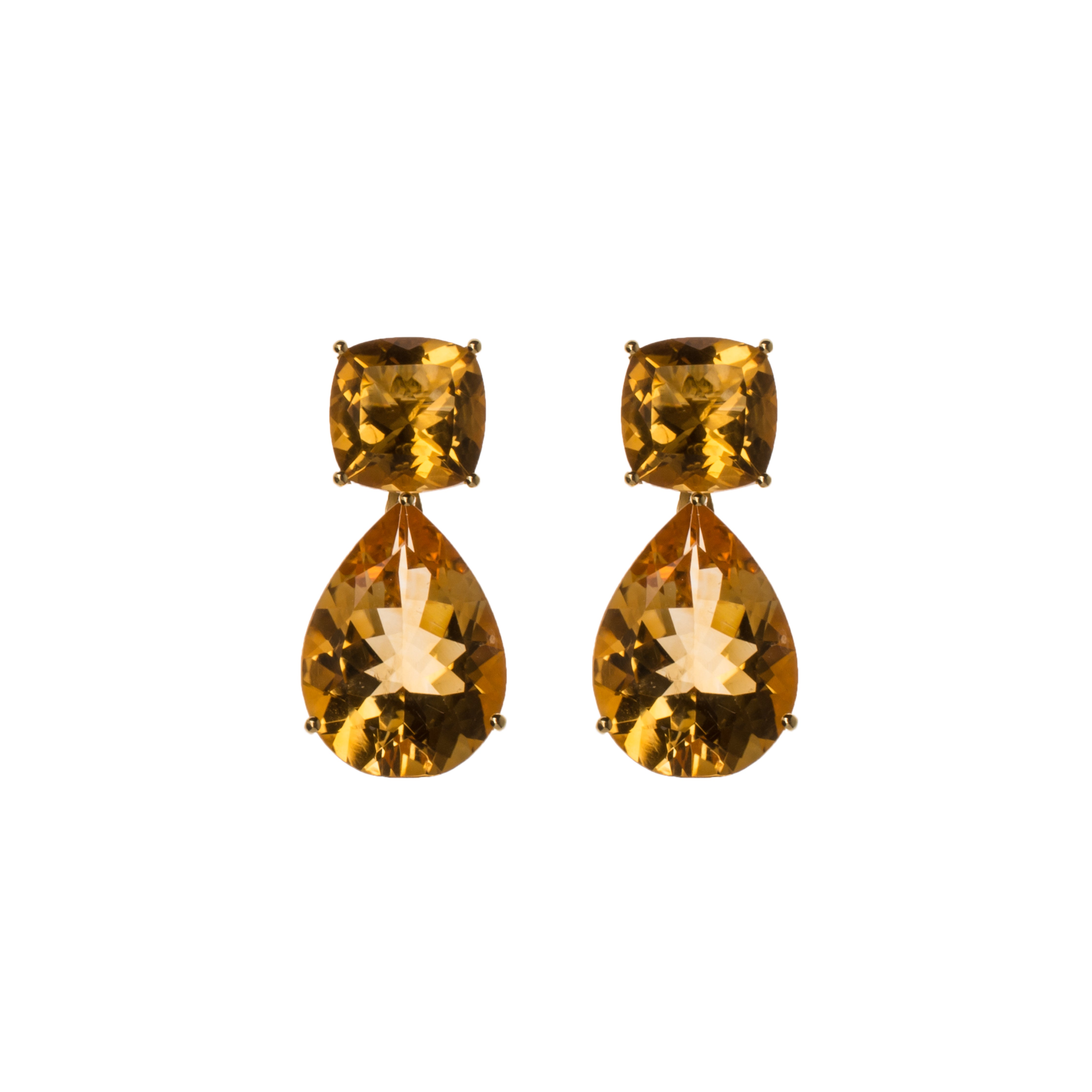 Golden Topaz Dharma Earrings