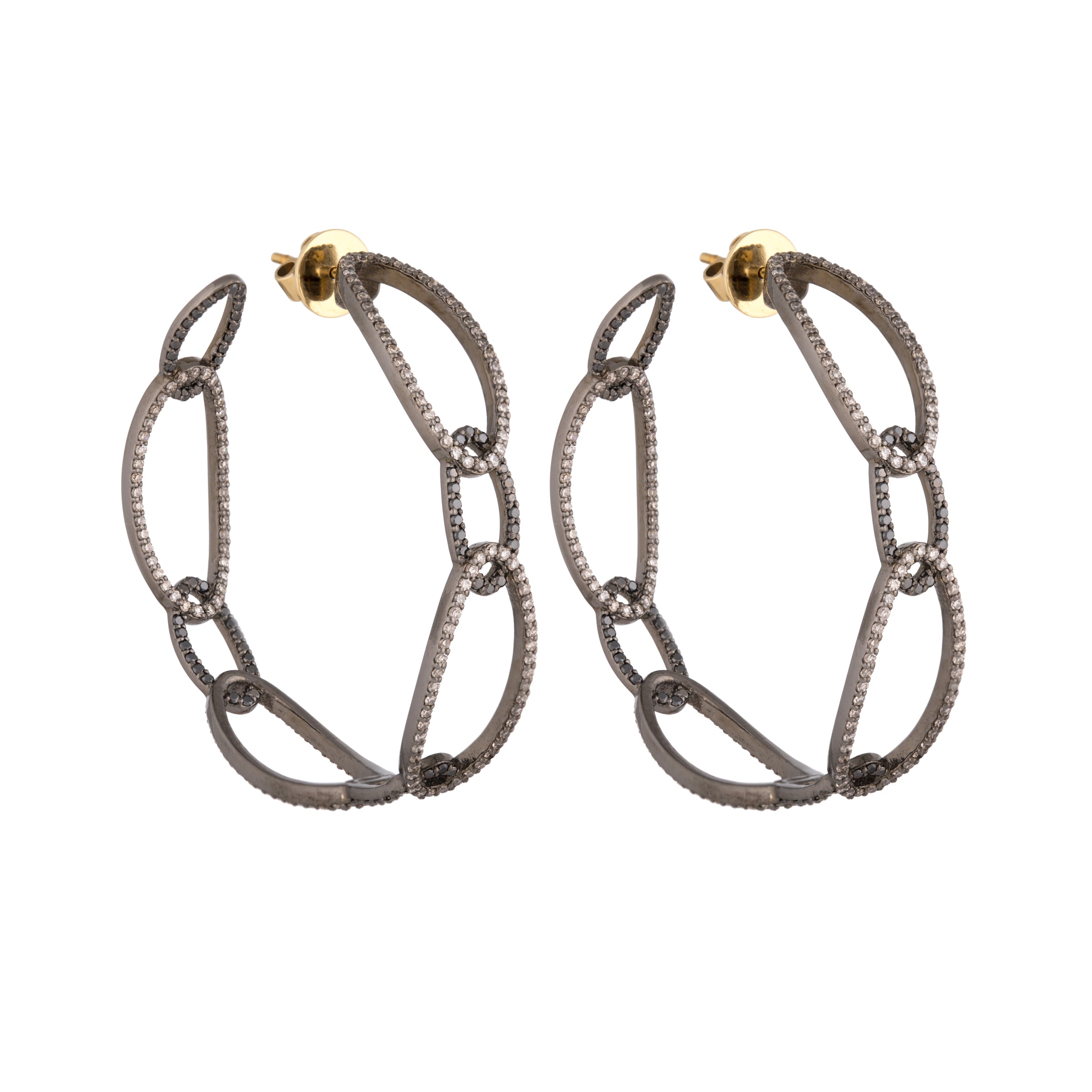 Starlight & Shadow Diamond Earrings