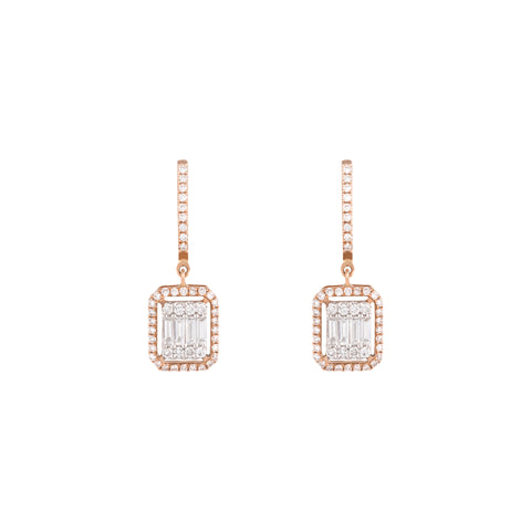 Yellow Gold & Diamond Thrill Earrings