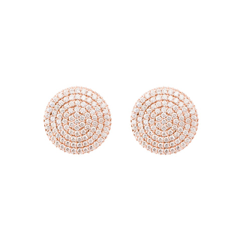 Rose Gold Orb of Diamonds