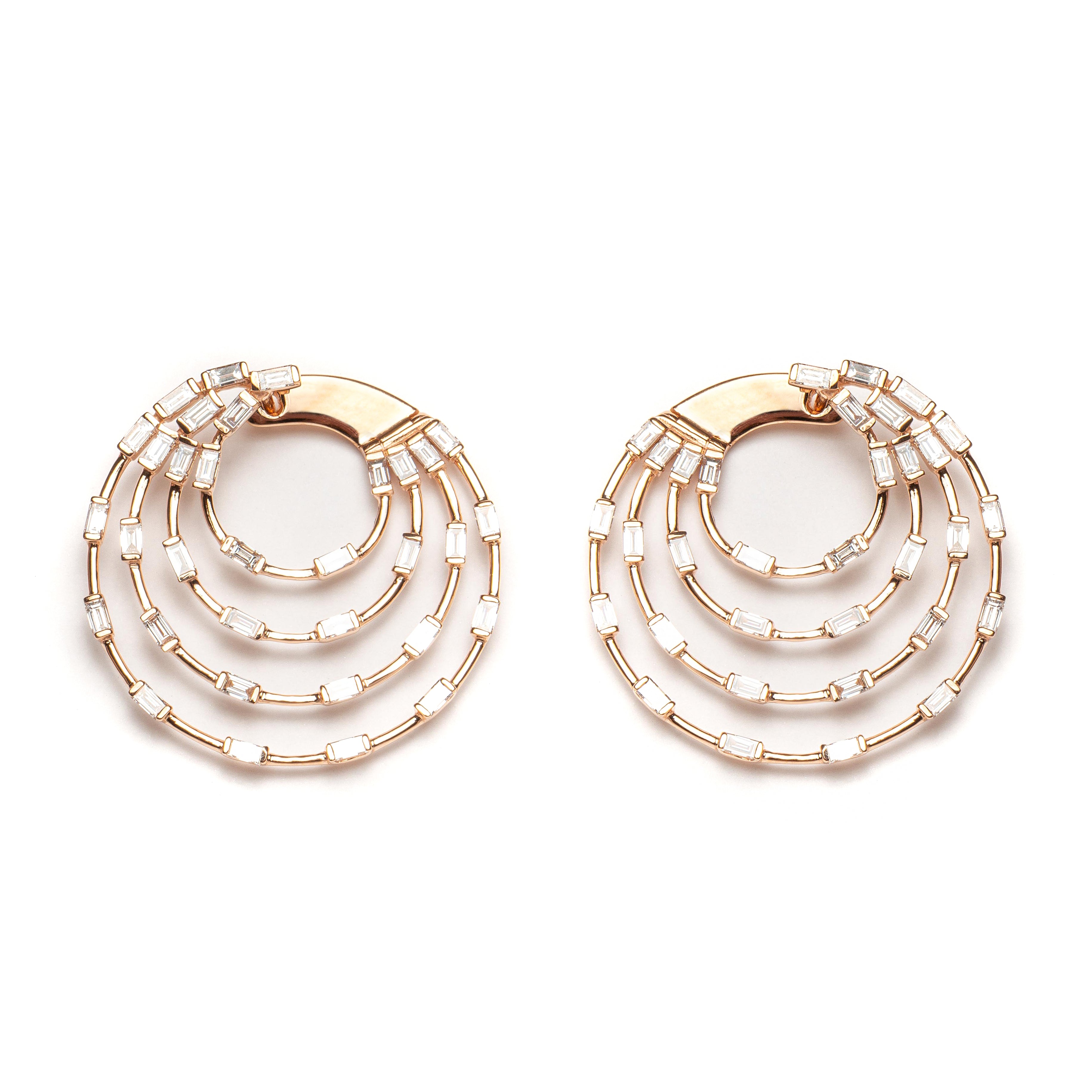 Rose Gold Orb of Diamonds