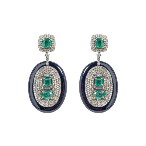Sapphire Attraction Earrings