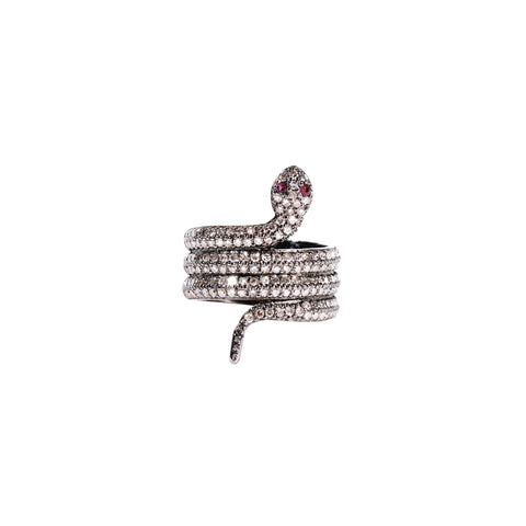 Coiled Serpent Ring