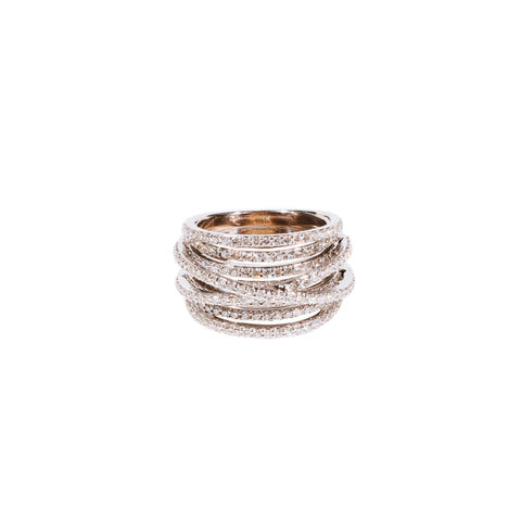Diamond Snow of the Andes White Gold Ring