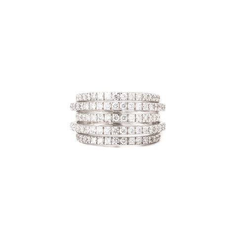 Diamond Snow of the Andes White Gold Ring