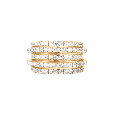Diamond Snow of the Andes White Gold Ring