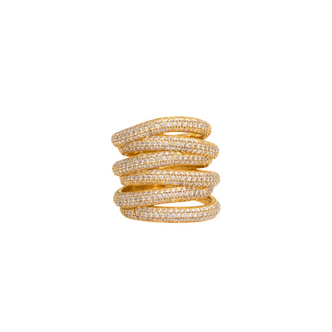 Diamond Snow of the Andes White Gold Ring