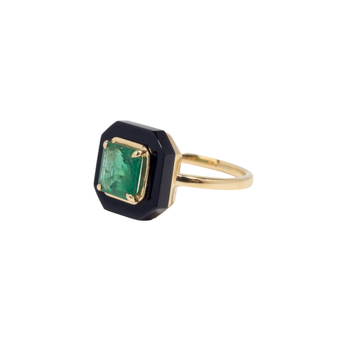 Diamond & Emerald Euphoric Ring