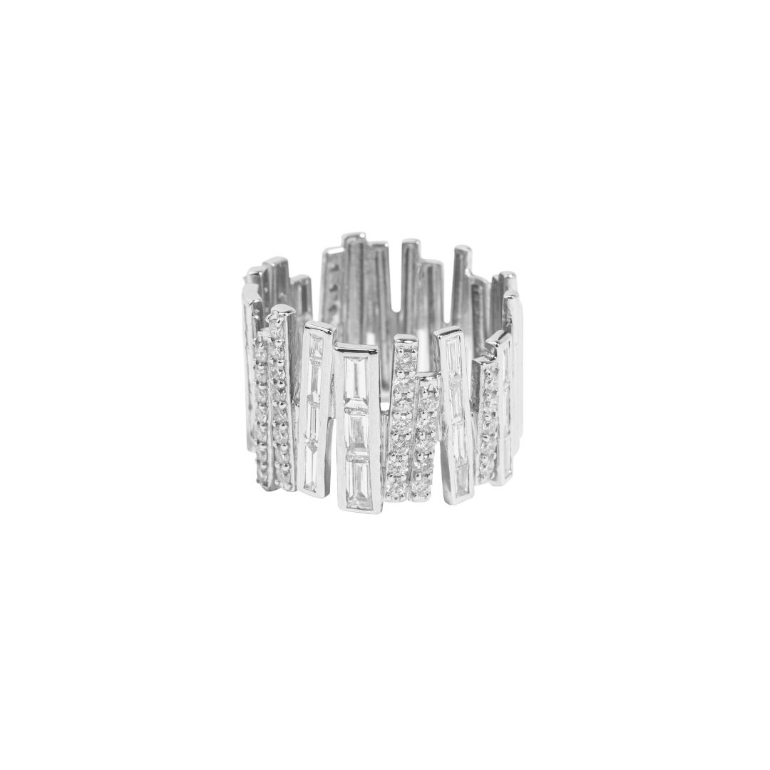 Diamond Snow of the Andes White Gold Ring