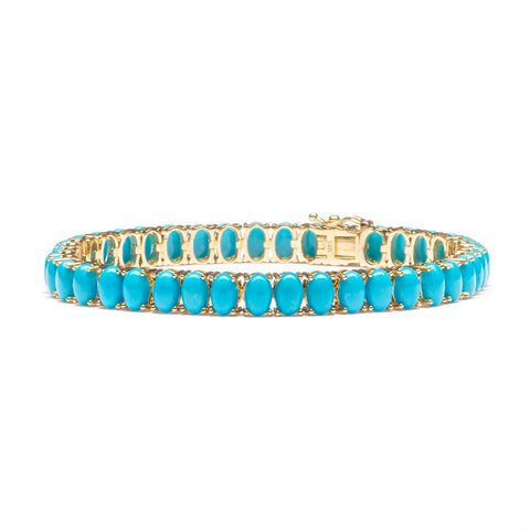 Turquoise Tonic & Gold Bracelet