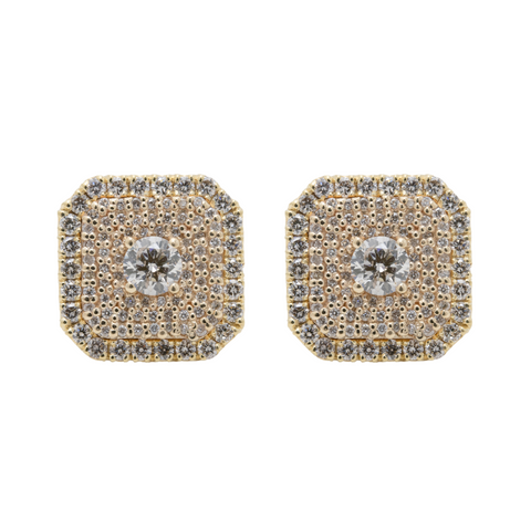 Champagne Diamond Earrings