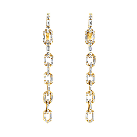 Rose Gold & Diamond Morning Glow Earrings