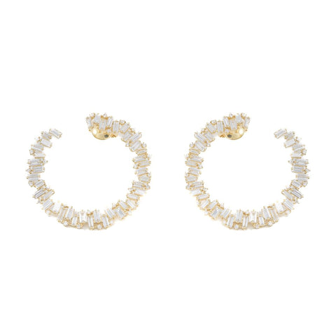 Champagne Diamond Earrings