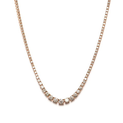 Sapphire Rhea White Gold Necklace