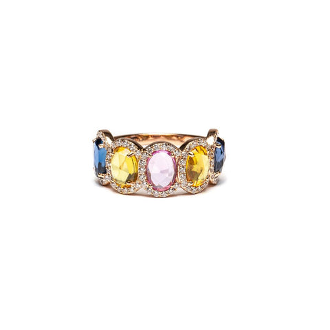 Magical Dream Opal & Diamond Ring