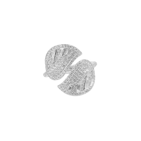 Tourmaline Diamond Patterns of Gratitude Ring