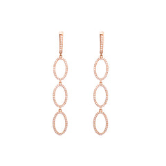 Drops of Grace Rose Gold Earrings