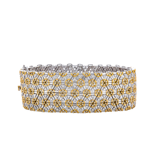 Gold & Diamond Glistening Morocco Bracelet