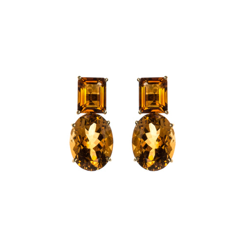 Golden Topaz Magnanimous Earrings