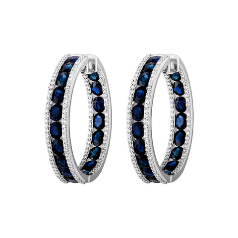 Sapphire & Diamond Siren Dance Earrings