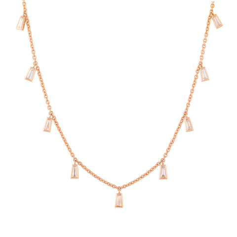 Turquoise Tonic & Rose Gold Necklace