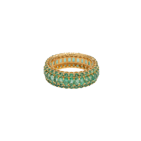 Dos Almas Emerald Ring