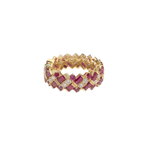 Pearl & Ruby Grace Ring