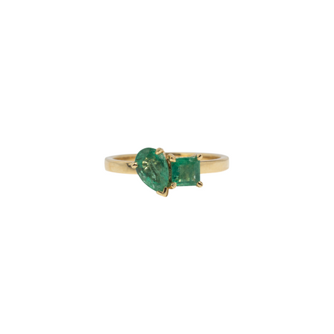 Inner Temple Emerald & White Gold Bracelet