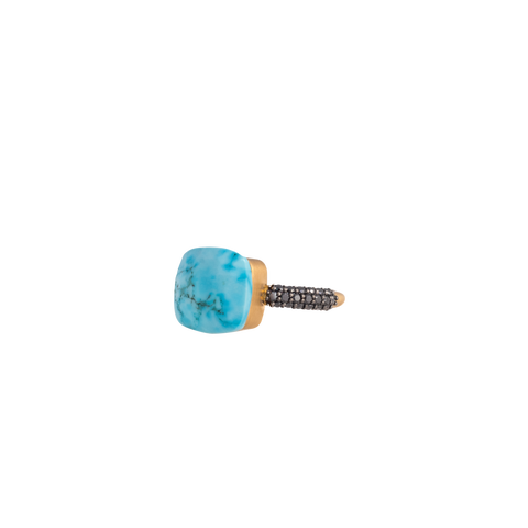 Sacred Oasis Opal & Diamond Ring